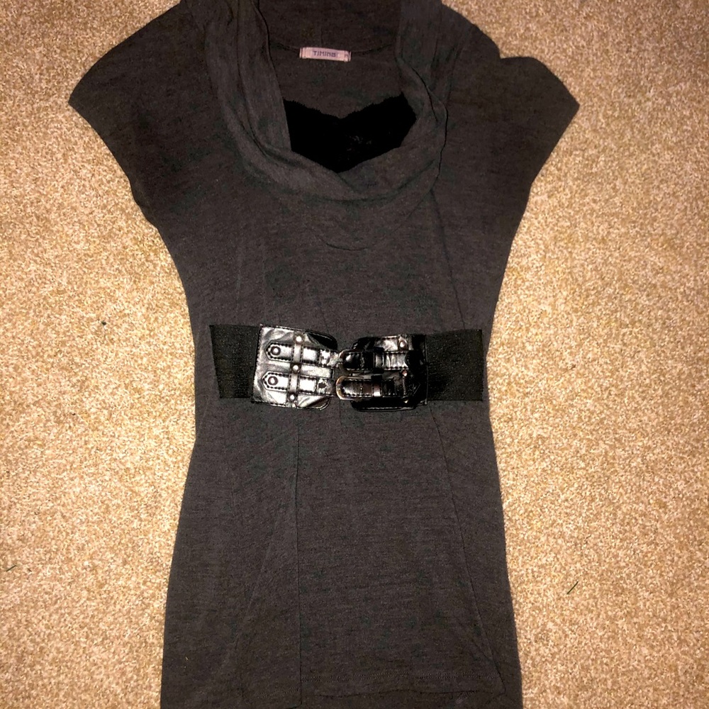 Belted casual dress